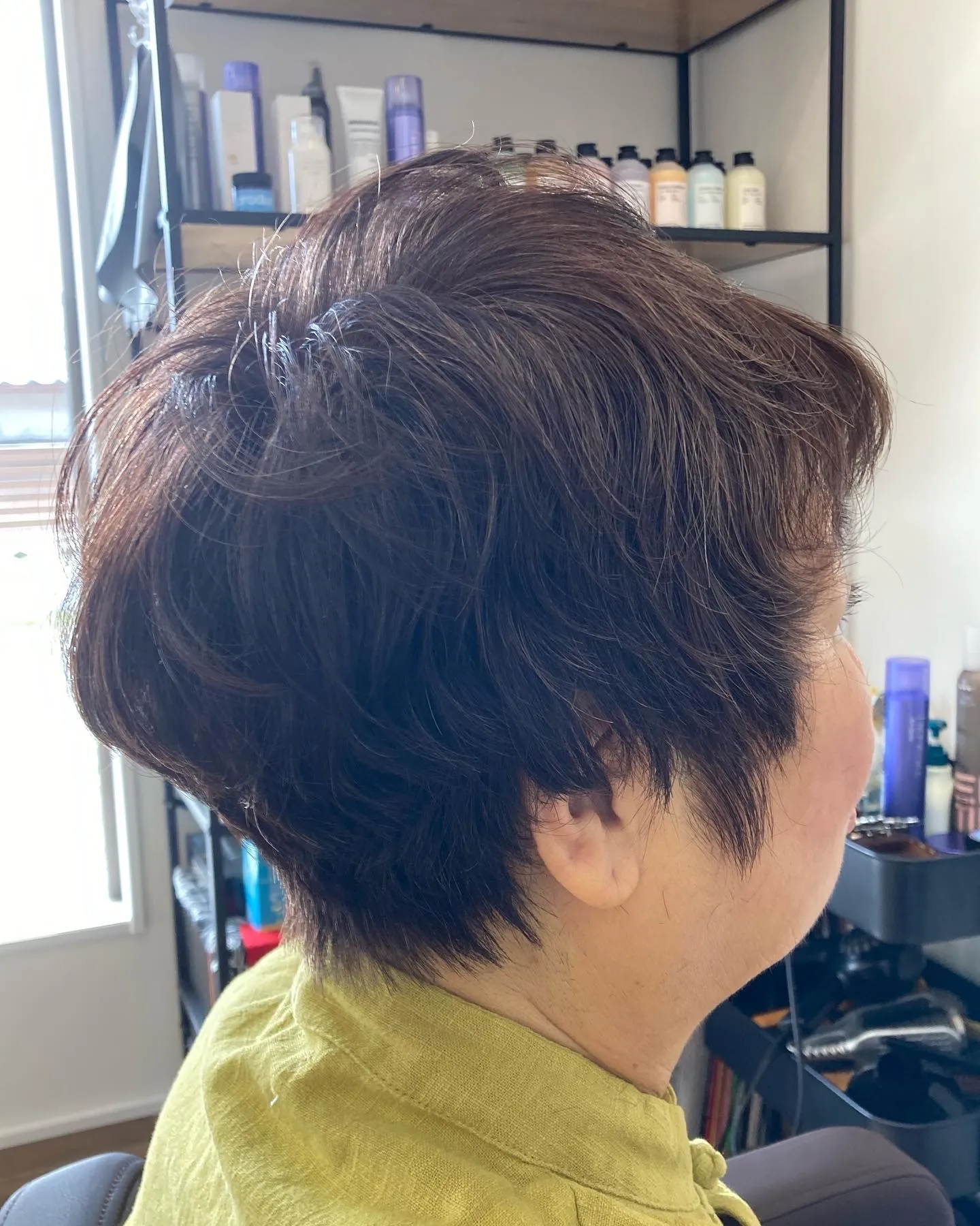 ショート ふんわりパーマスタイル
